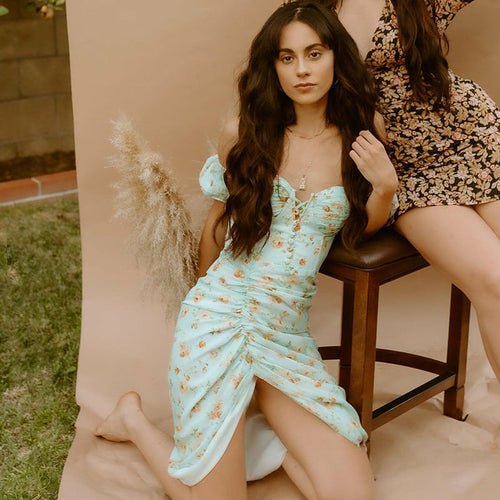 Floral Summer Dress - Dresses