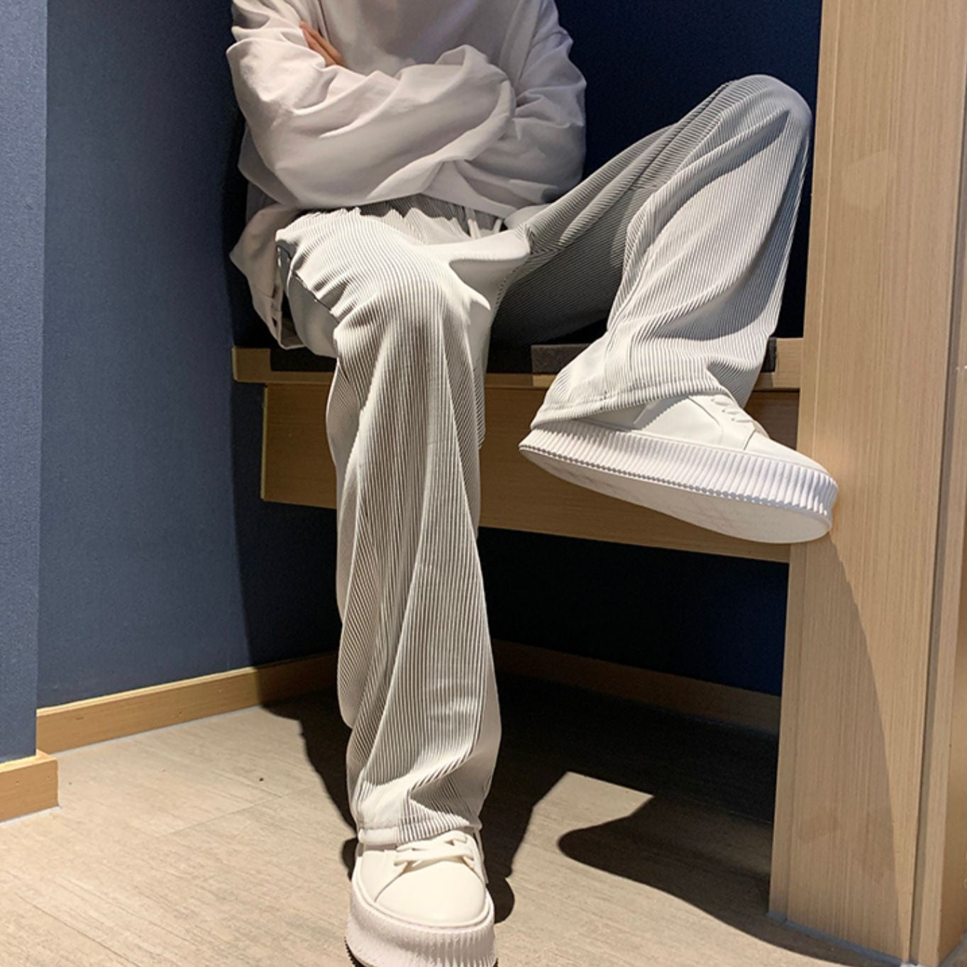 High Street Casual Trousers Spring And Autumn Loose