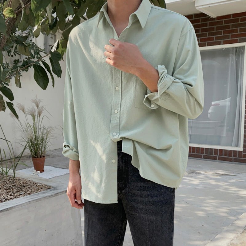 Moderate loose button up - Long Sleeve Shirt