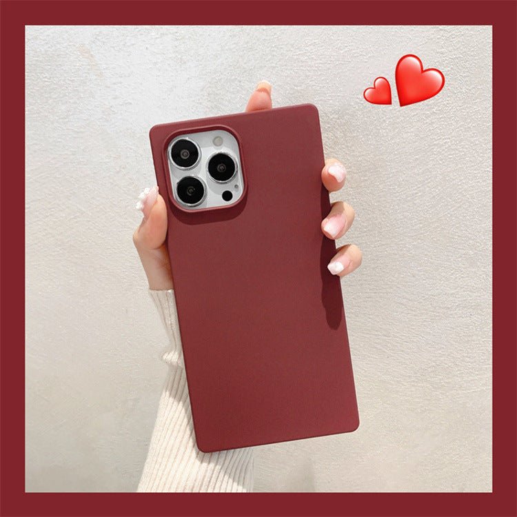Square Skin Silicone Case - Mobile Phone Cases