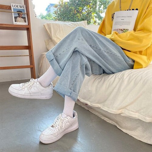 Straight Jeans Wide - Pants