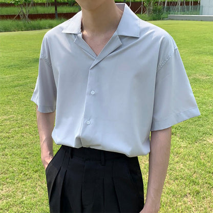 Korean Style Loose Short Sleeve - Shirts
