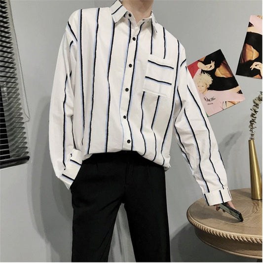 Loose striped shirt - Long Sleeve Shirts